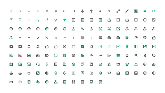 Custom icon system — 2