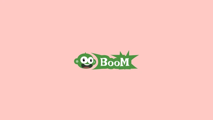BooM logo design
