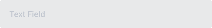 Text input in its disabled state